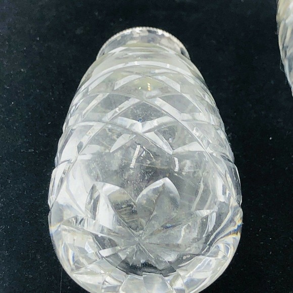Signed Waterford Crystal Glandore EPNS Plated Salt and Pepper Shakers - Picture 6 of 12